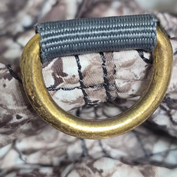 Marc by Marc Jacobs Eliz-A-Baby Python Print Quilted Nylon Tote Crossbody - Picture 14 of 15